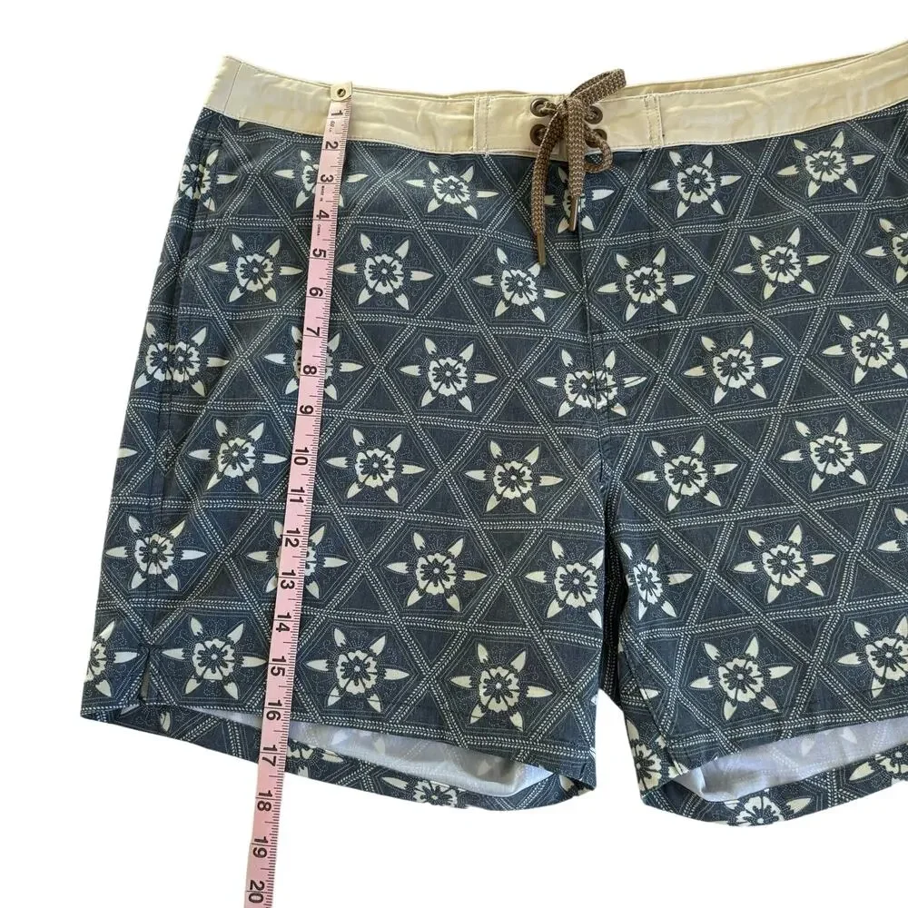 Faherty Biarritz Relaxed Fit Board Shorts Swim Trunks Men’s Size 36